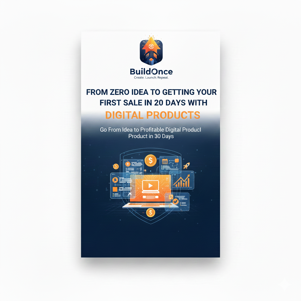 From Zero idea To Getting your First Sale in 20 days with Digital Products