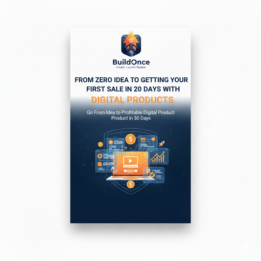 From Zero idea To Getting your First Sale in 20 days with Digital Products